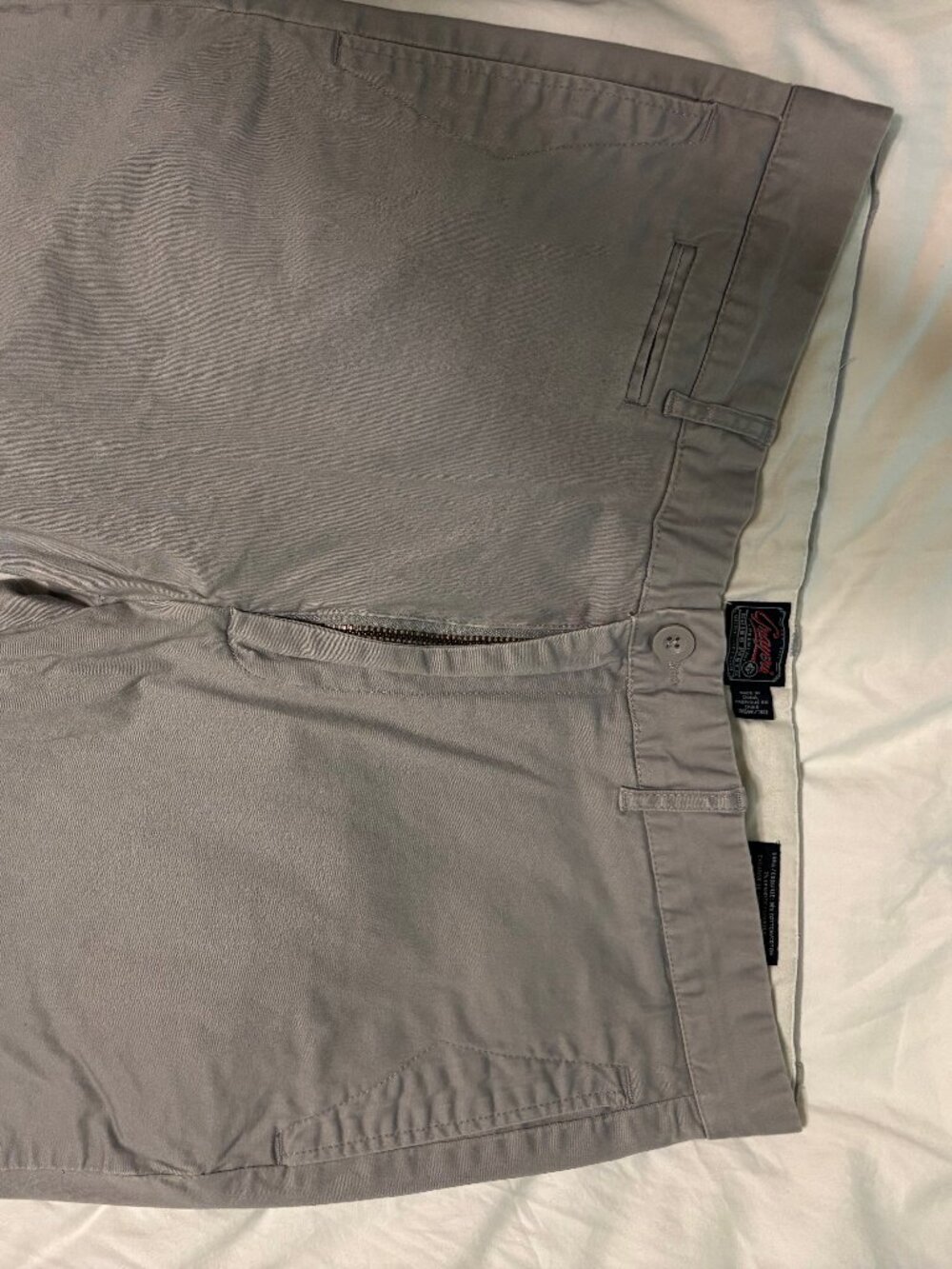 Grayers Premium Chino Pants - Micro Sand Finish - Gray - 36/30